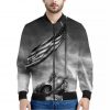 American War Memorial Print Bomber Jacket