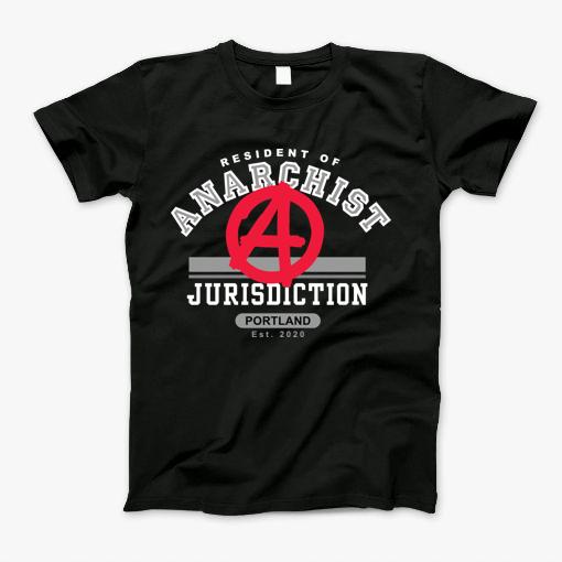 Anarchist Jurisdiction Pdx Dark T-Shirt