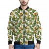 Avocado Cut In Half Drawing Print Bomber Jacket