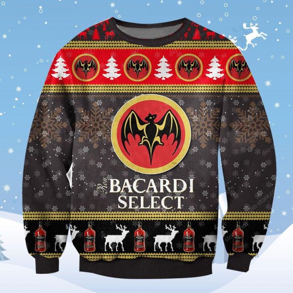 Bacardi Select Ugly Christmas Sweatshirt