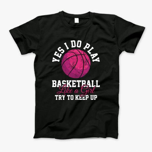 Basketball Player Girls T-Shirt