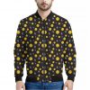 Bitcoin And Ethereum Pattern Print Bomber Jacket
