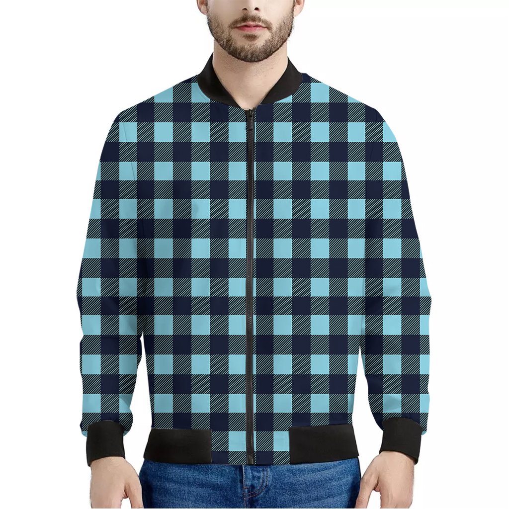 buffalo check bomber jacket