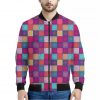 Boho Mandala Patchwork Pattern Print Bomber Jacket