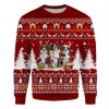 Border Collie Ugly Christmas Sweatshirt Animal Dog Cat Sweater Unisex