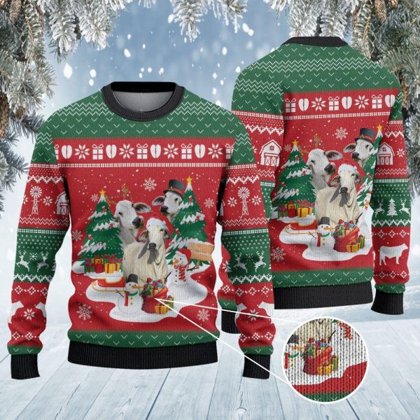Brahman Cattle Lovers Christmas Gift All Over Print Sweatshirt