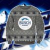 Busch Light Knitting Pattern 3D Print Ugly Christmas Sweatshirt