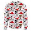 Canaan Dog Xmas Decor Ugly Christmas Sweatshirt Animal Dog Cat Sweater Unisex