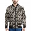 Chainmail Ring Print Bomber Jacket