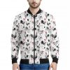 Chicken Ink Painting Pattern Print Bomber Jacket