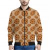 Chocolate Chip Cookie Pattern Print Bomber Jacket