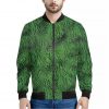 Christmas Tree Branches Print Bomber Jacket