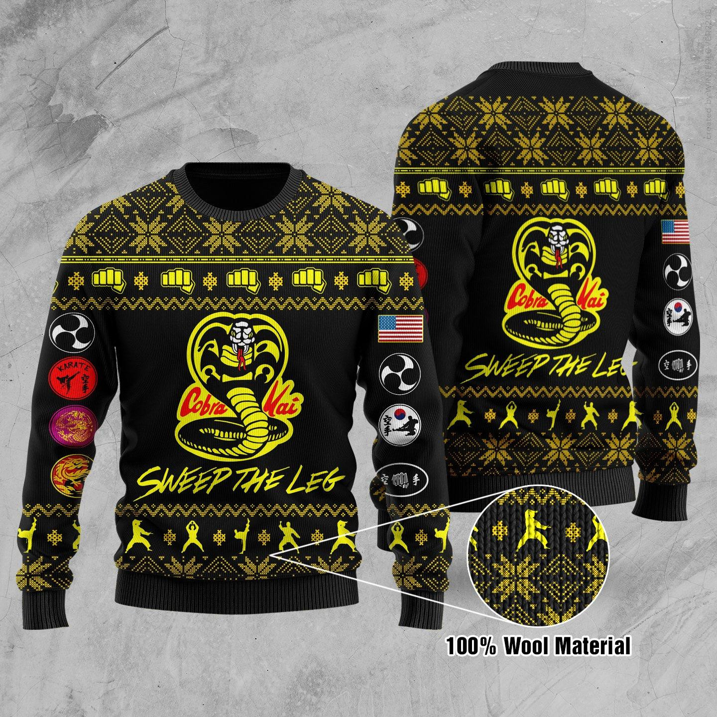 Cobra Kai 3D Printed Sweatshirt – Choose Your Style With Us