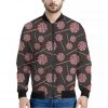 Colorful Swirl Lollipop Pattern Print Bomber Jacket