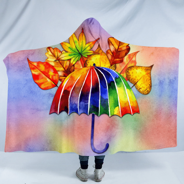 Copy of Fall Umbrella SW1511 Hooded Blanket Cloak Blanket