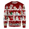 Coton De Tulear Snow Christmas Ugly Christmas Sweatshirt Animal Dog Cat Sweater Unisex