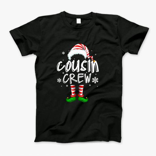 Cousin Crew Shirt Gift Elf Christmas Ugly T-Shirt