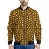 Cute Mango Pattern Print Bomber Jacket