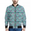 Cute Octopus Pattern Print Bomber Jacket