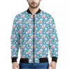 Cute Panda And Parachute Pattern Print Bomber Jacket