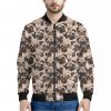 Cute Pug Pattern Print Bomber Jacket