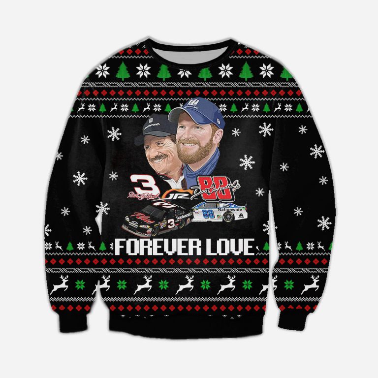 Dale Earnhardt Knitting Pattern 3D Print Ugly Sweatshirt