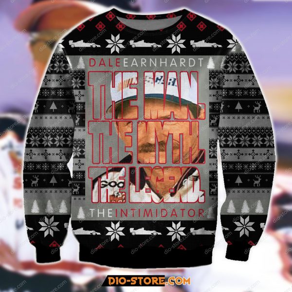 Dale Earnhardt The Man The Myth The Legend 3D Print Ugly Christmas Sweatshirt