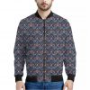 Damask Boho Pattern Print Bomber Jacket