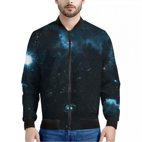 Deep Space Print Bomber Jacket