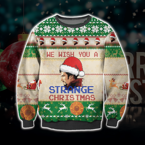 Doctor Strange 3D All Over Printed Ugly Christmas Sweatshirt