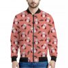 Dracula Pig Pattern Print Bomber Jacket
