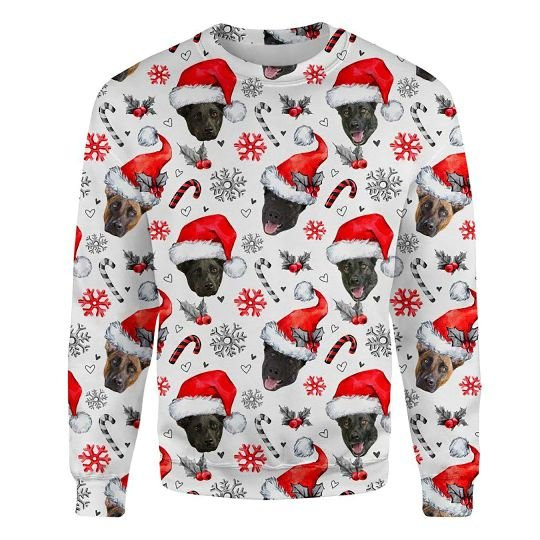 Dutch Shepherd Xmas Decor Ugly Christmas Sweatshirt Animal Dog Cat Sweater Unisex