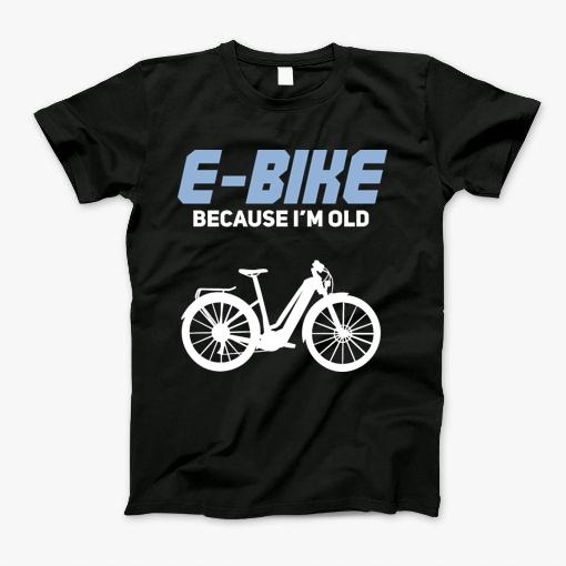 E-Bike Bicycle Cyclist Grandparents Gift T-Shirt