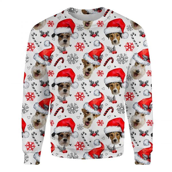 Fox Terrier Xmas Decor Ugly Christmas Sweatshirt Animal Dog Cat Sweater Unisex