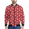French Bulldog With Glasses Print Bomber Jacket