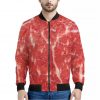 Fresh Meat Print Bomber Jacket