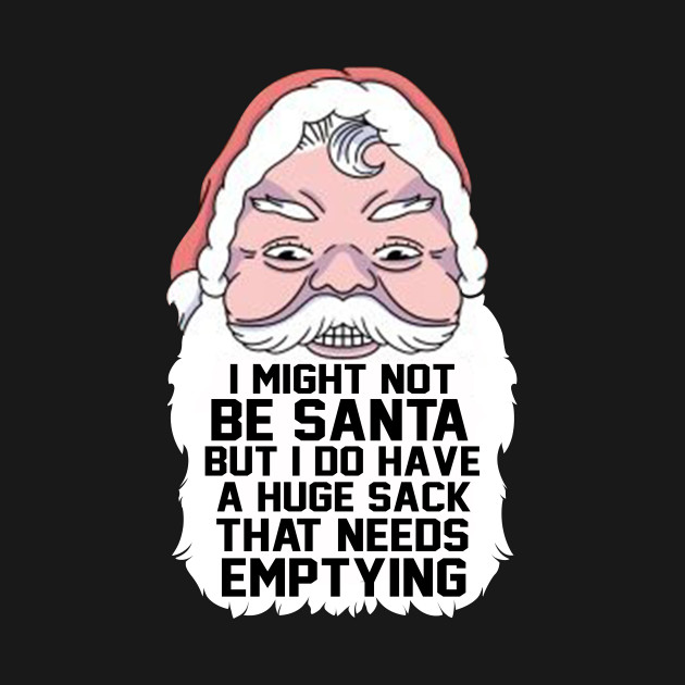 I Might Not Be Santa But I Do Have A Huge Sack That Needs Emptying T-Shirt