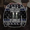 Funny Peaky Blinders Knitting Pattern 3D Print Ugly Sweatshirt