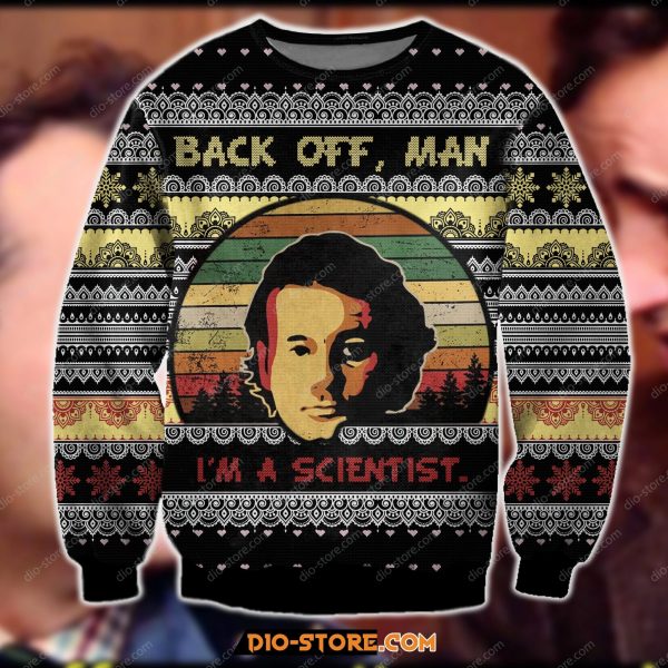 Ghostbusters Knitting Pattern 3D Print Ugly Christmas Sweatshirt