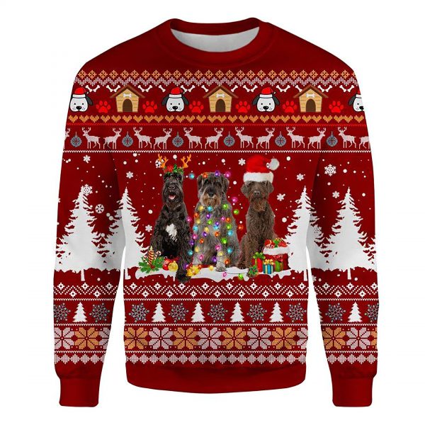 Giant Schnauzer Ugly Christmas Sweatshirt Animal Dog Cat Sweater Unisex