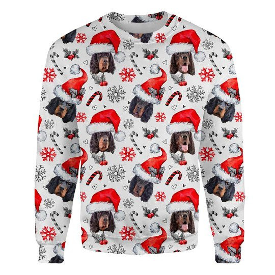 Gordon Setter Xmas Decor Ugly Christmas Sweatshirt Animal Dog Cat Sweater Unisex