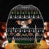 Gremlins Knitting Pattern 3D Print Ugly Christmas Sweatshirt