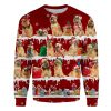 Griffon Bruxellois Snow Christmas Ugly Christmas Sweatshirt Animal Dog Cat Sweater Unisex