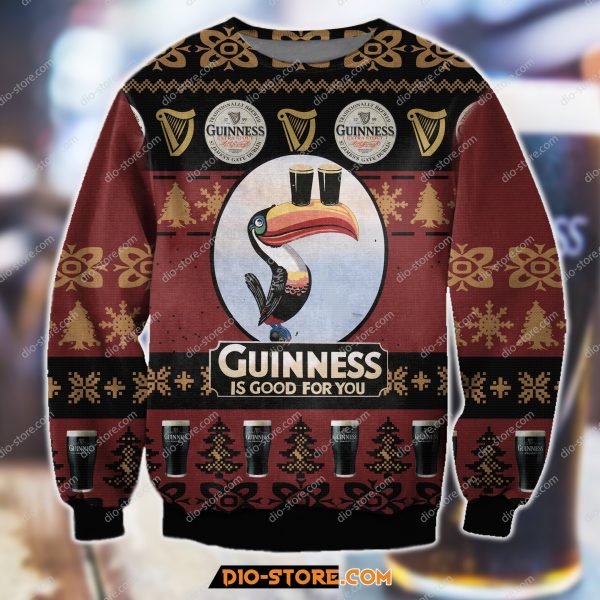 Guinness-Is Good For You Beer 1759 3D All Over Print Ugly Christmas Sweatshirt 1