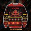 Gurren Lagann Knitting Pattern 3D Print Ugly Sweatshirt
