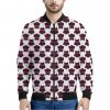Halloween Owl Pattern Print Bomber Jacket