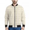 Halloween Polka Dot Pattern Print Bomber Jacket