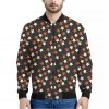 Halloween Star Pattern Print Bomber Jacket