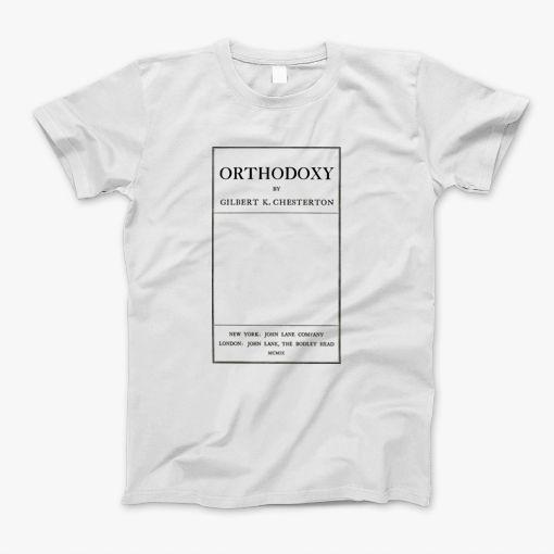 High Resolution Orthodoxy G.K. Chesterton Title Page T-Shirt