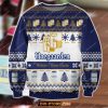 Hoegaarden White Knitting Pattern 3D Print Ugly Christmas Sweatshirt